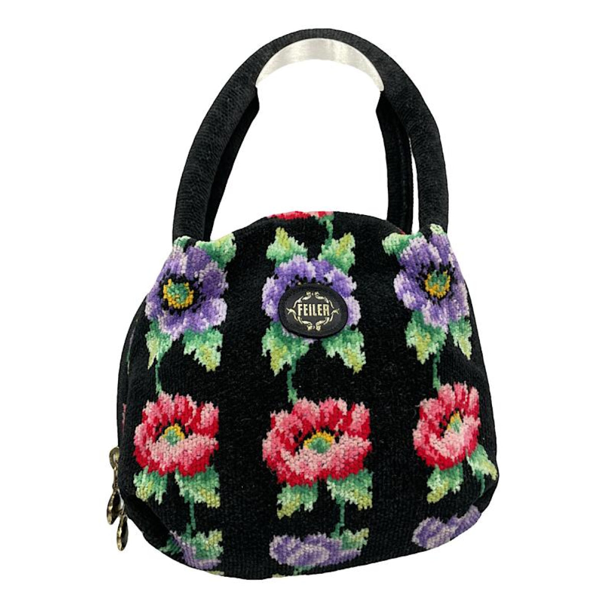Non Signé / Unsigned Multicolour Cotton Handbag image 1