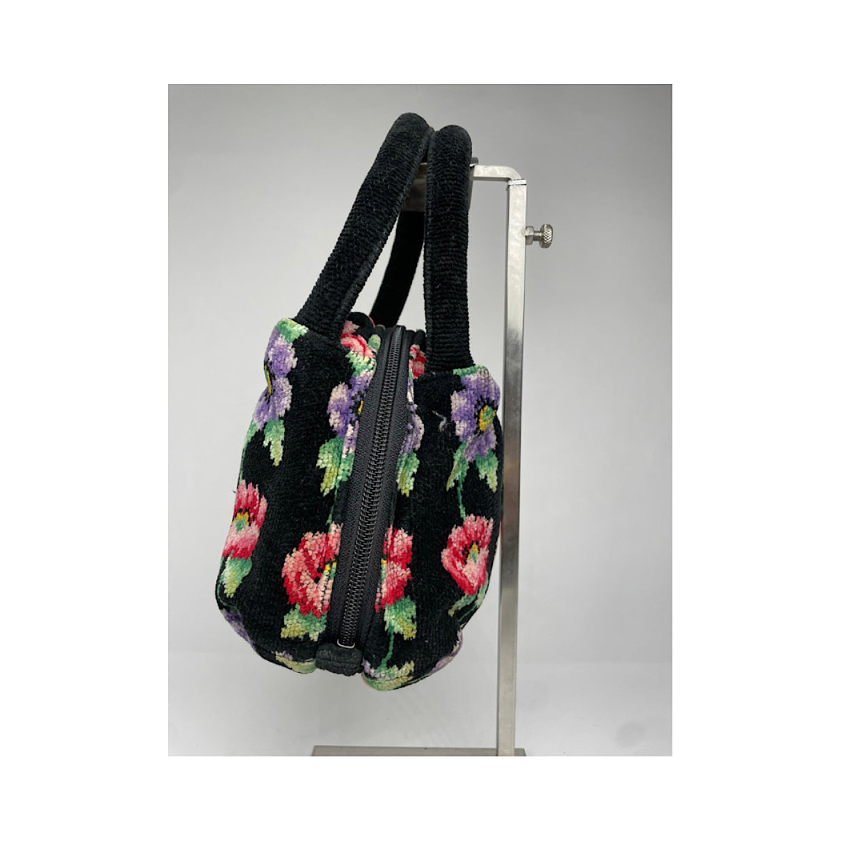 Non Signé / Unsigned Multicolour Cotton Handbag image 4