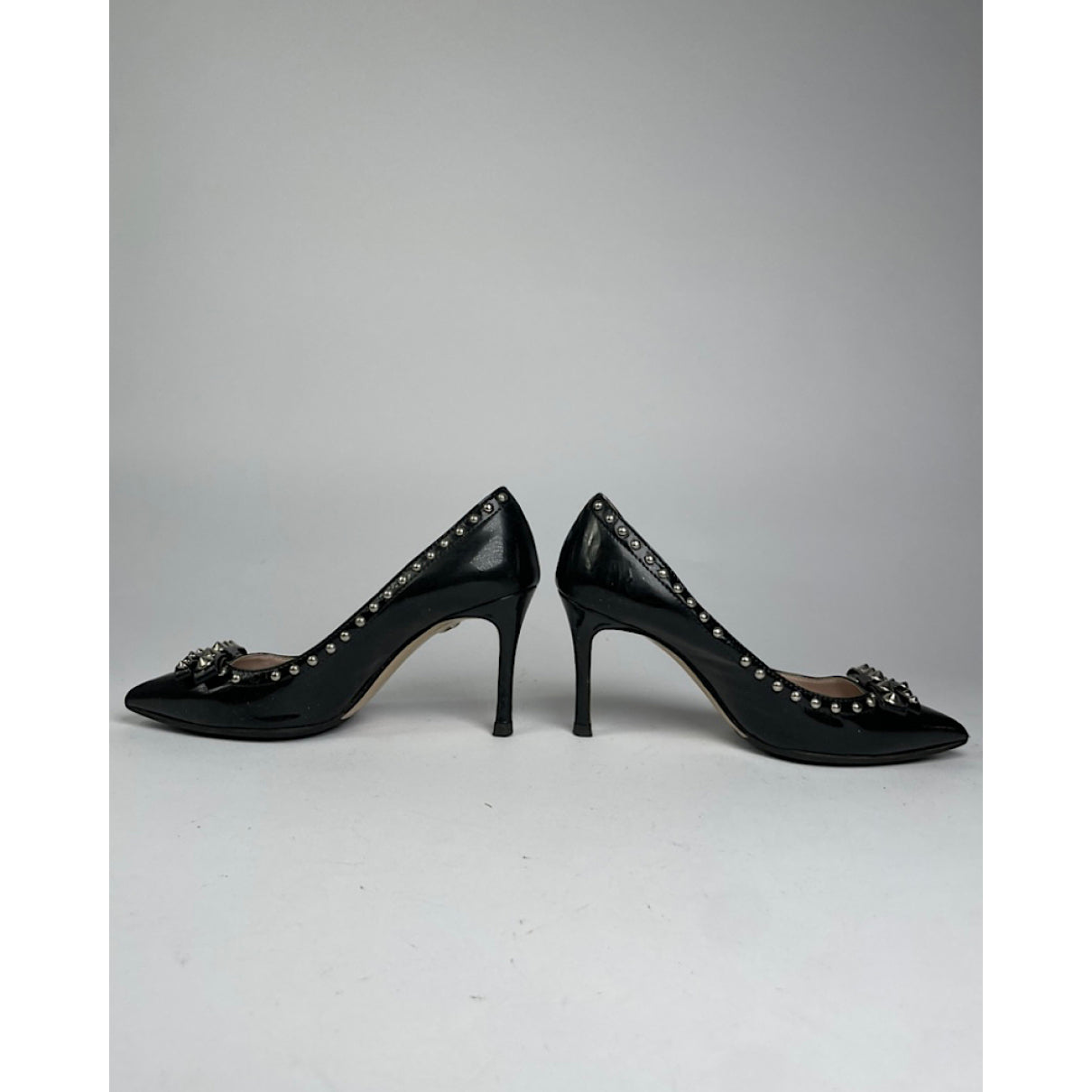 Miu Miu Black Patent Leather Heel image 3