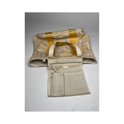 Celine SAC SEAU White Leather Handbag image 4