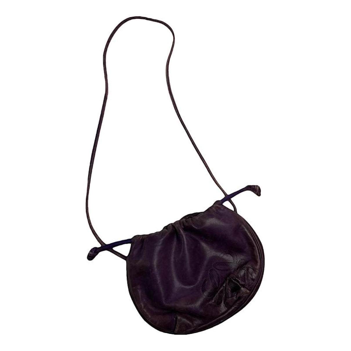 Loewe Flamenco Purple Leather Handbag image 1