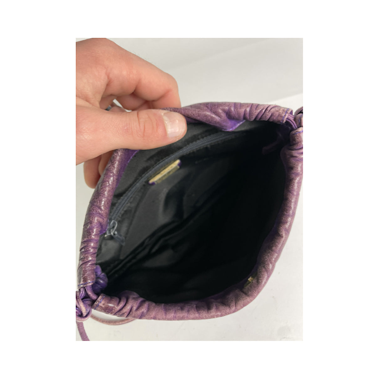 Loewe Flamenco Purple Leather Handbag image 2