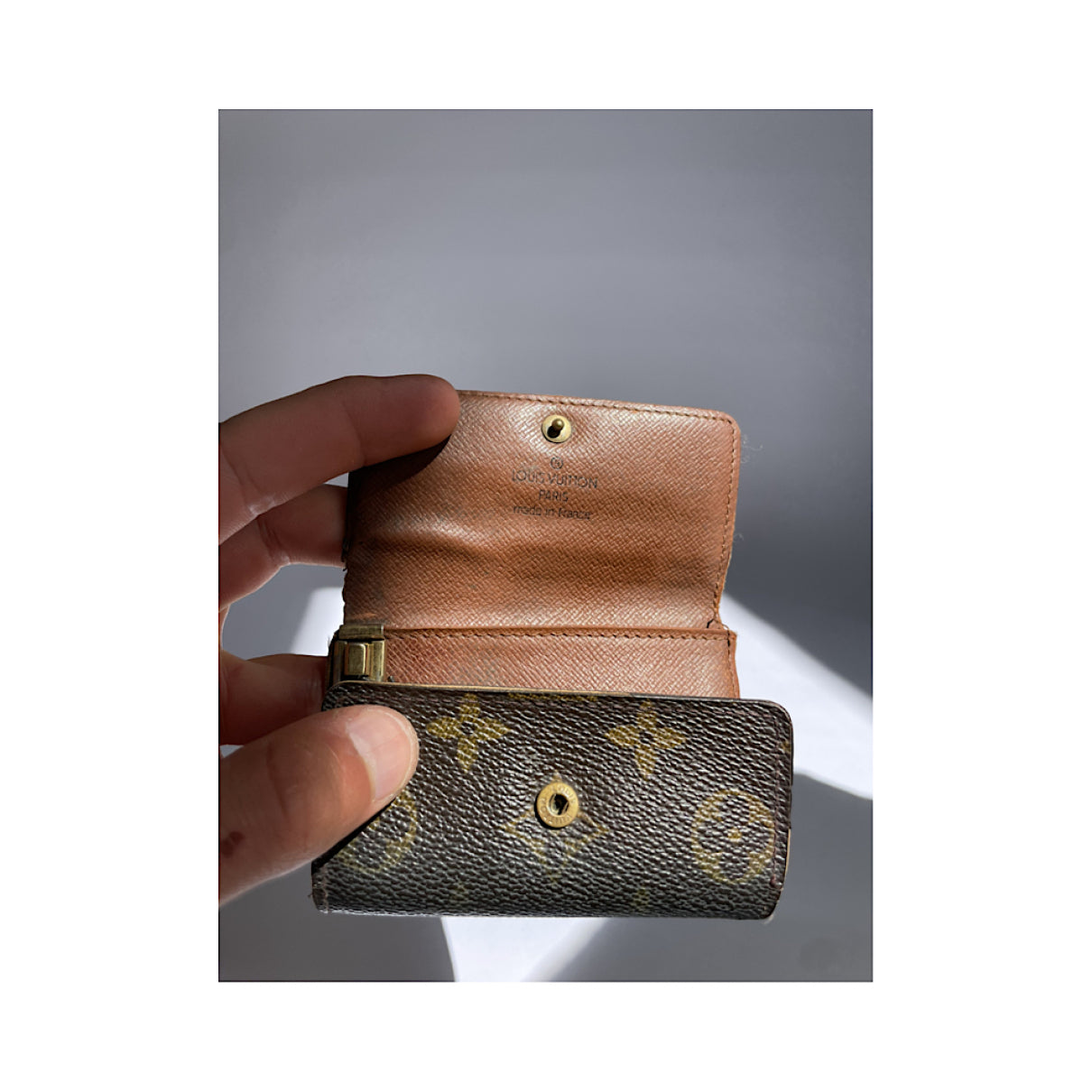 Louis Vuitton Lockme Brown Leather Purse image 4