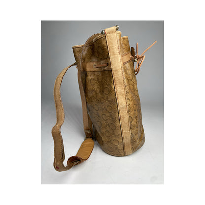 Celine SAC SEAU Brown Leather Handbag image 2