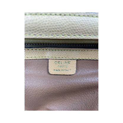 Celine Triomphe Yellow Leather Handbag image 5