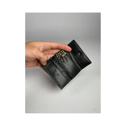 Burberry Black Leather Purse image 4