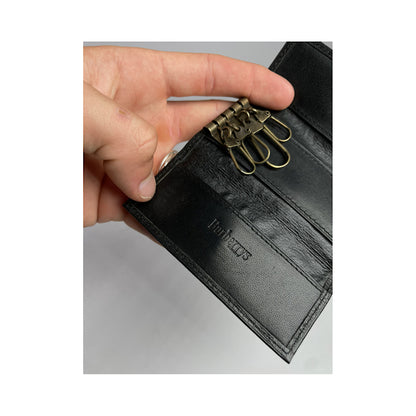 Burberry Black Leather Purse image 5