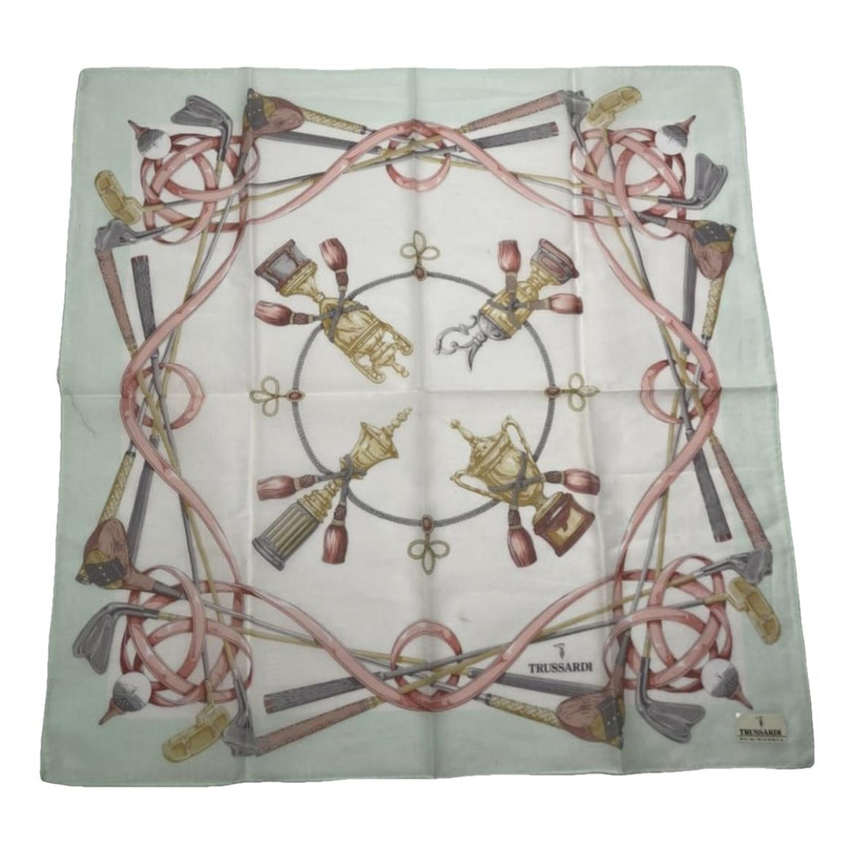 Trussardi Multicolour Silk Scarf image 1