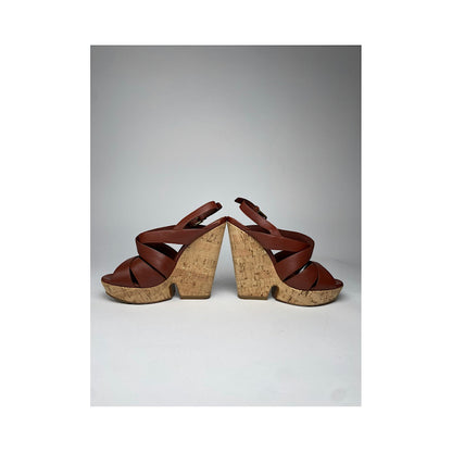 Yves Saint Laurent Red Leather Heel image 3