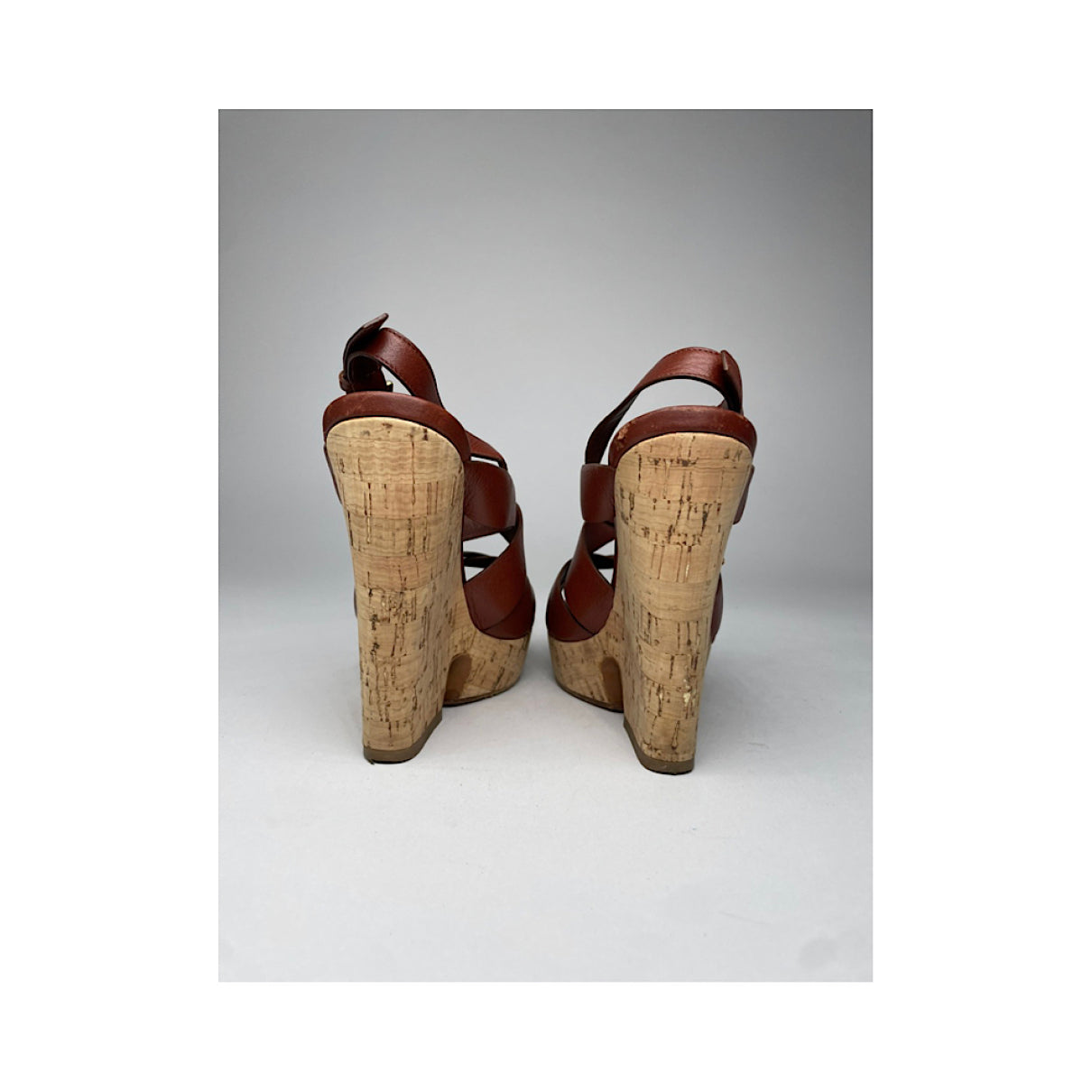 Yves Saint Laurent Red Leather Heel image 5