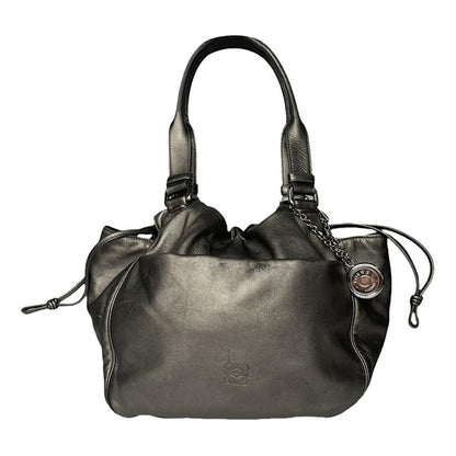 Loewe Puzzle  Silver Leather Handbag image 1