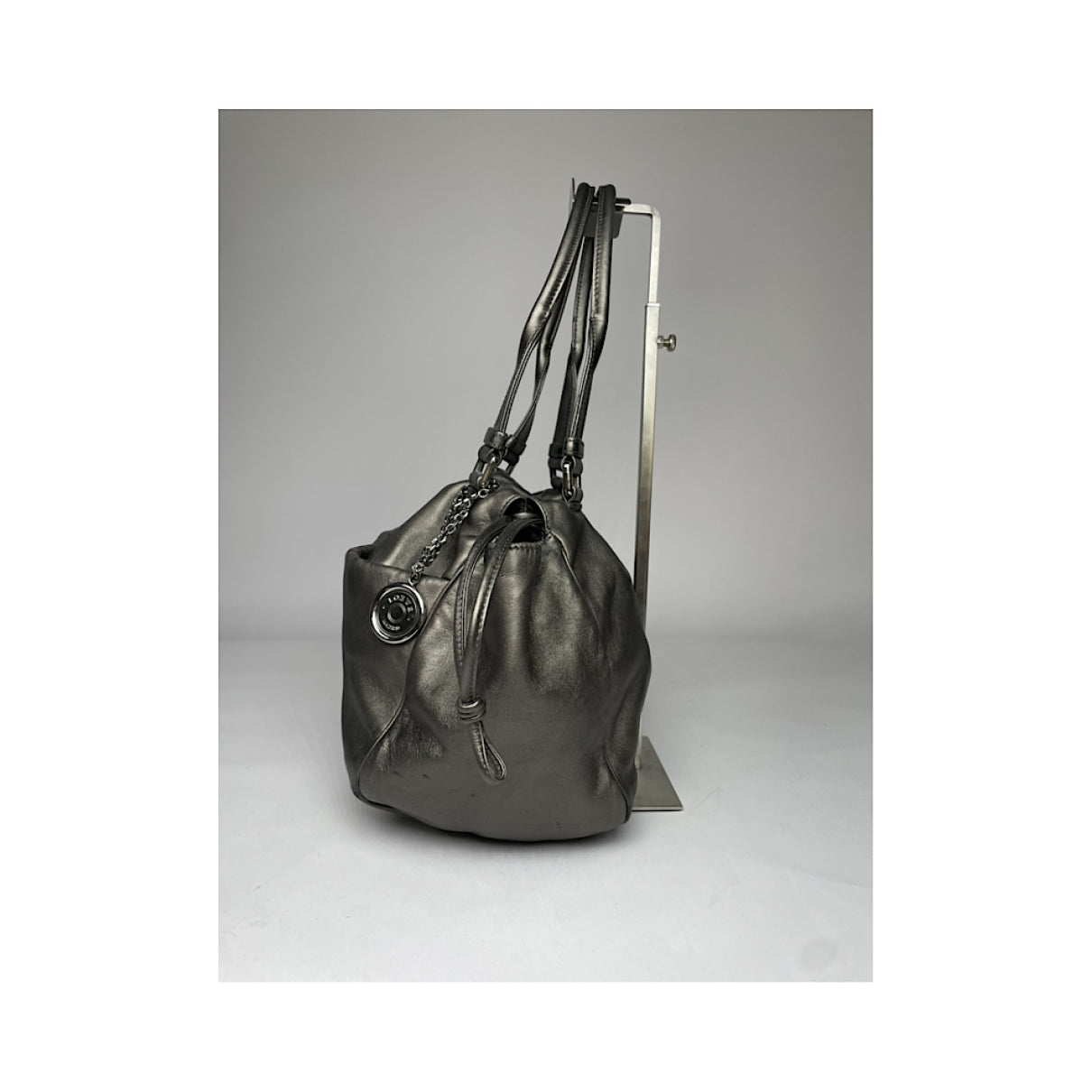 Loewe Puzzle  Silver Leather Handbag image 2
