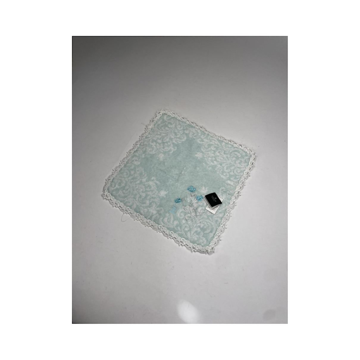 Lanvin Blue Cotton Scarf image 2