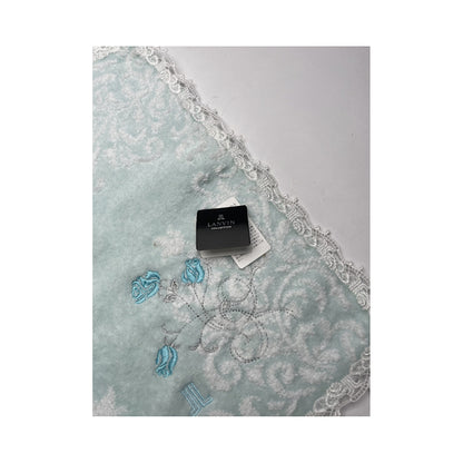 Lanvin Blue Cotton Scarf image 4