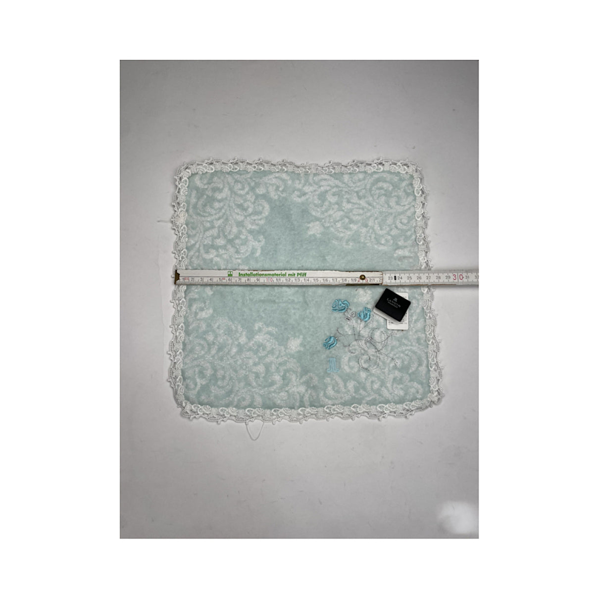 Lanvin Blue Cotton Scarf image 5