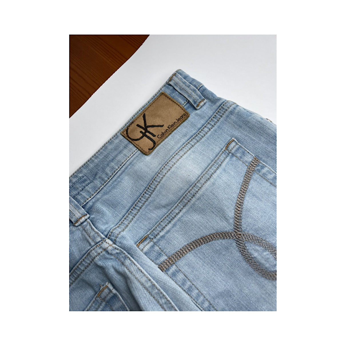 CALVIN KLEIN JEANS Blue Cotton Jean image 2