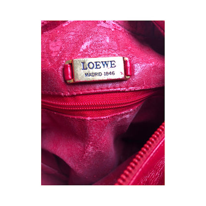 Loewe Flamenco Red Leather Handbag image 3
