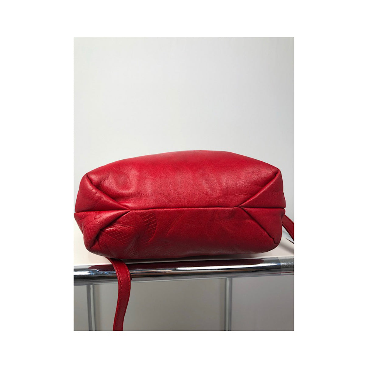 Loewe Flamenco Red Leather Handbag image 4