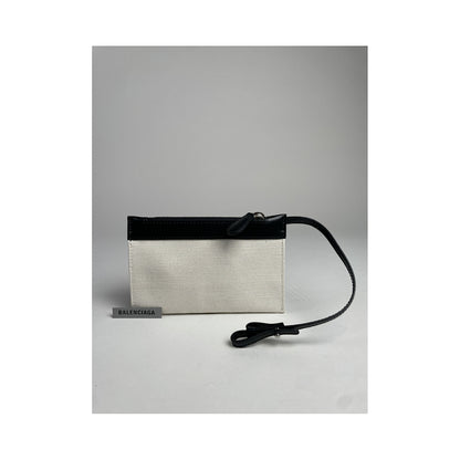 Balenciaga Black Leather Clutch Bag image 2