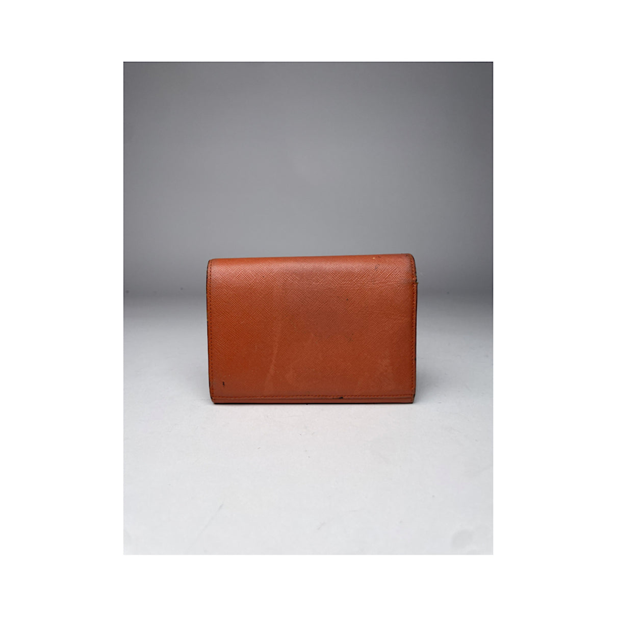 Burberry Orange Leather Wallet image 2