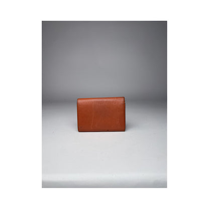 Burberry Orange Leather Wallet image 3