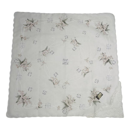 Celine White Silk Silk Handkerchief image 1