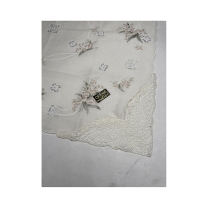 Celine White Silk Silk Handkerchief image 2