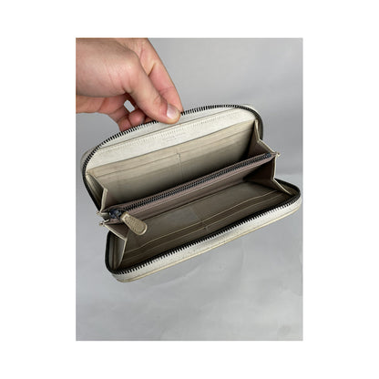 Bottega Veneta Silver Leather Wallet image 5