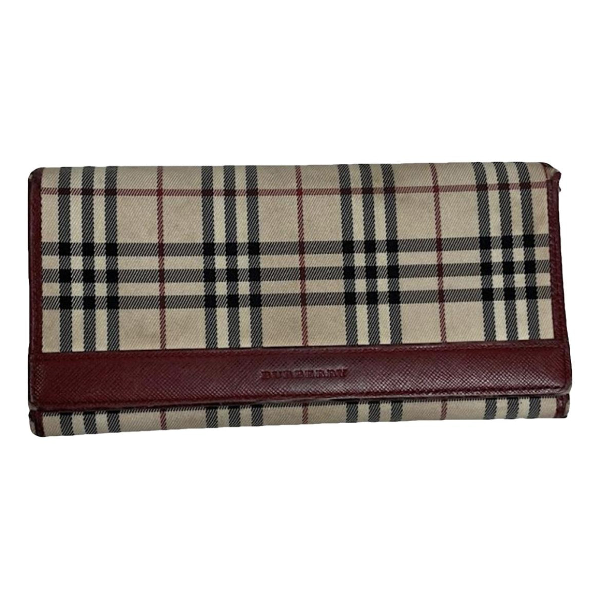 Burberry Beige Leather Wallet image 1