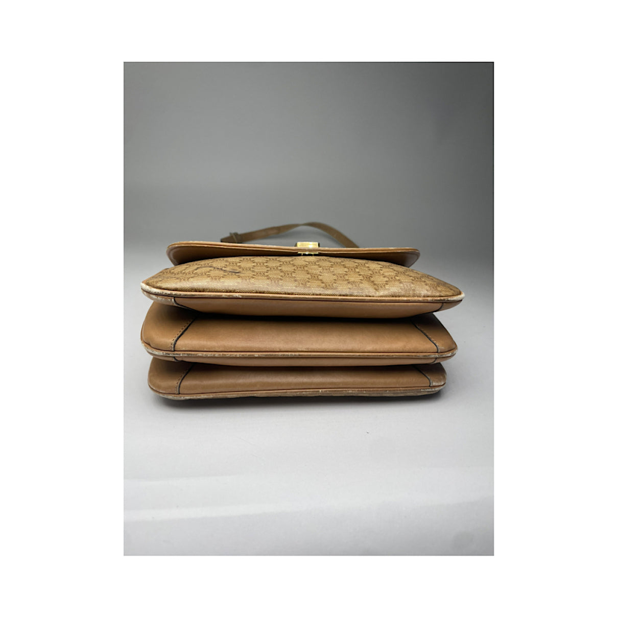 Celine SAC 16 BESACE Brown Leather Handbag image 4