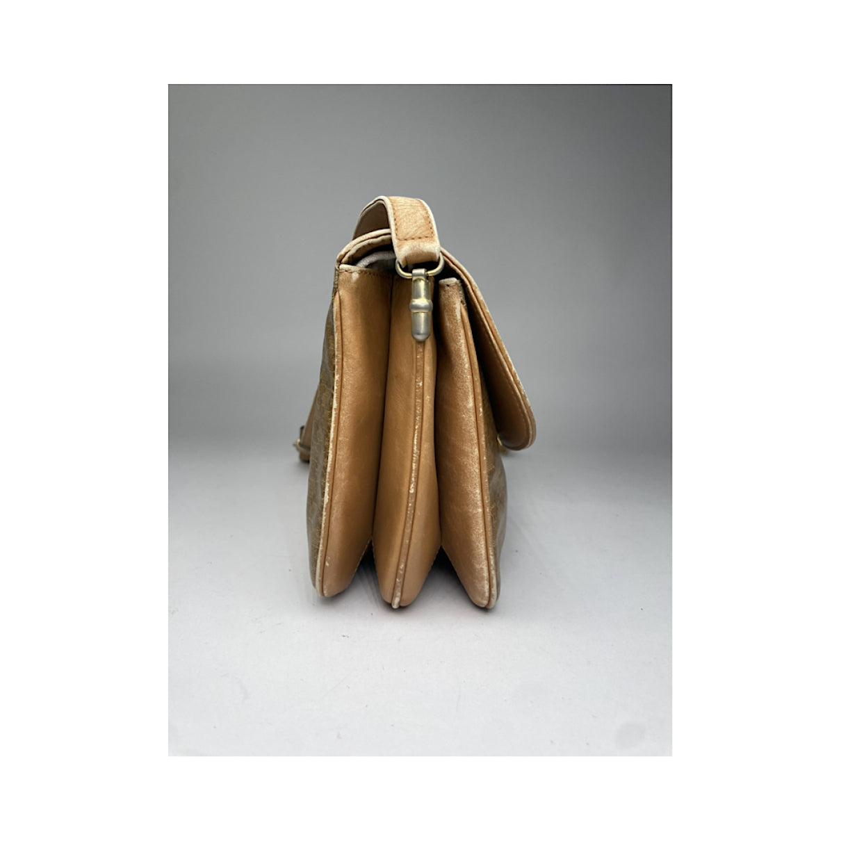 Celine SAC 16 BESACE Brown Leather Handbag image 5