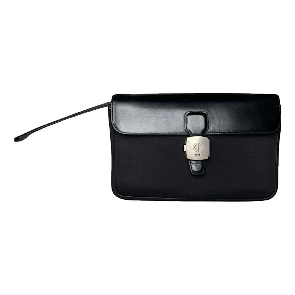 Alfred Dunhill Black Patent Leather Handbag image 1