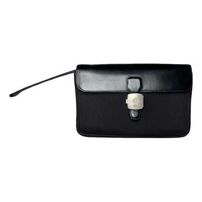 Alfred Dunhill Black Patent Leather Handbag image 1