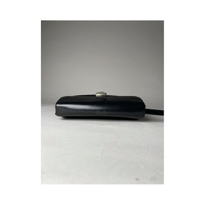 Alfred Dunhill Black Patent Leather Handbag image 5