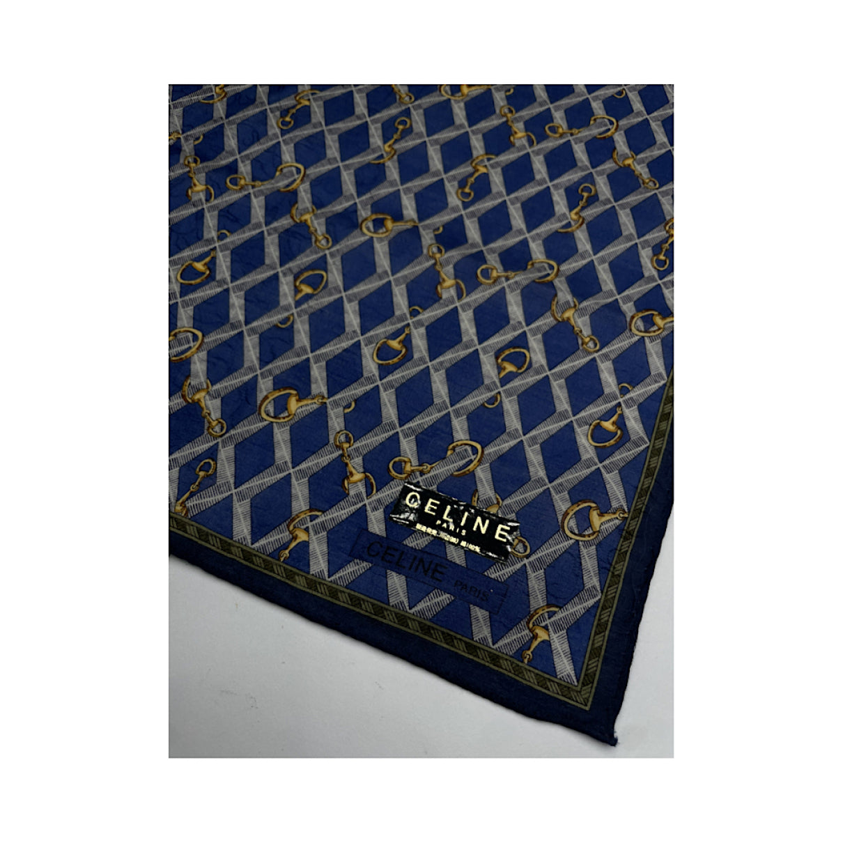 Celine Black Silk Silk Handkerchief image 3