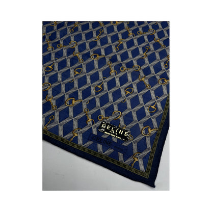 Celine Black Silk Silk Handkerchief image 3