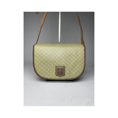 Celine Triomphe Beige Leather Handbag image 2