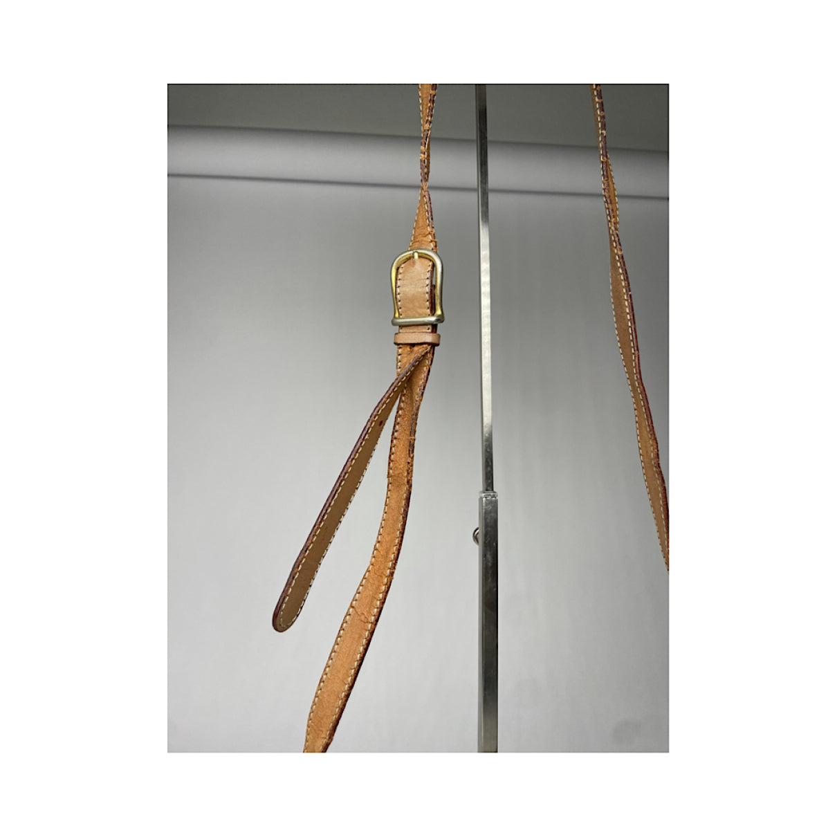 Celine Triomphe Beige Leather Handbag image 3