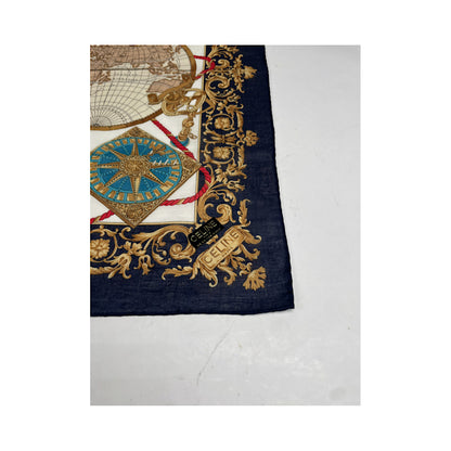 Celine Gold Silk Silk Handkerchief image 2