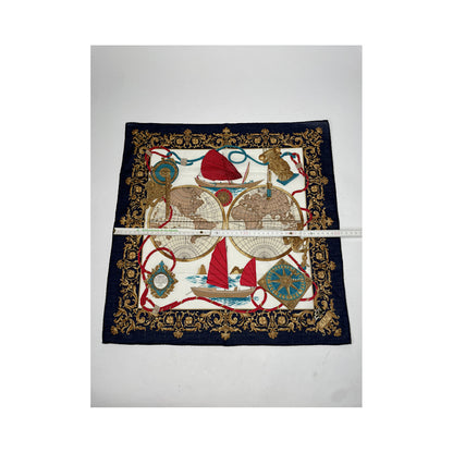 Celine Gold Silk Silk Handkerchief image 5