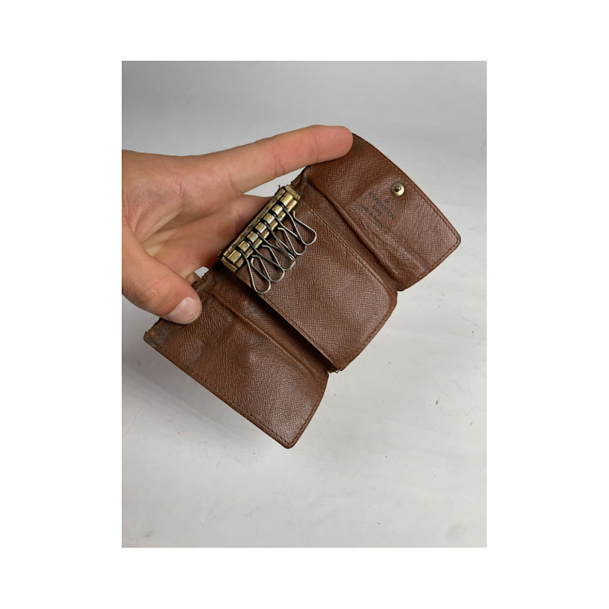 Louis Vuitton Lockme Brown Leather Purse image 3