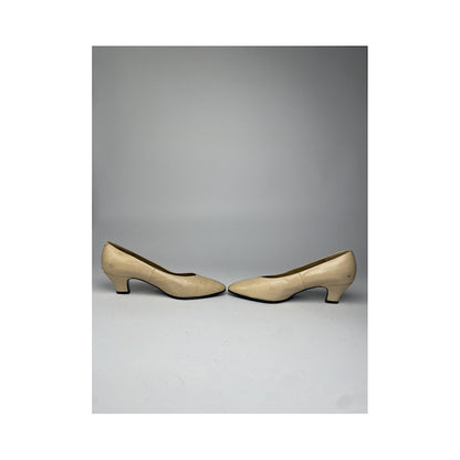 Yves Saint Laurent Beige Leather Heel image 3