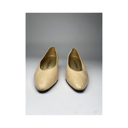 Yves Saint Laurent Beige Leather Heel image 4