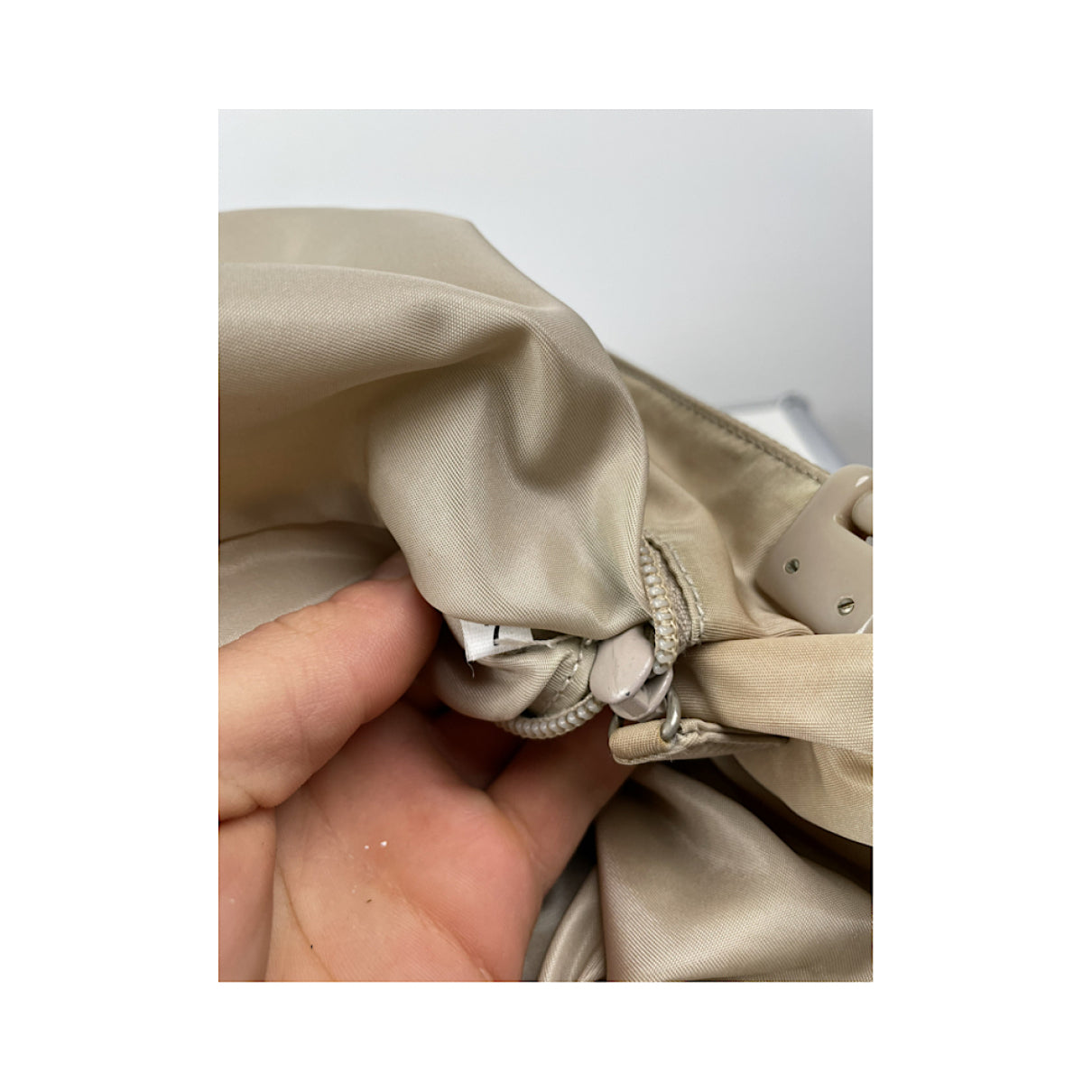 Prada Tessuto city Beige Polyester Handbag image 2