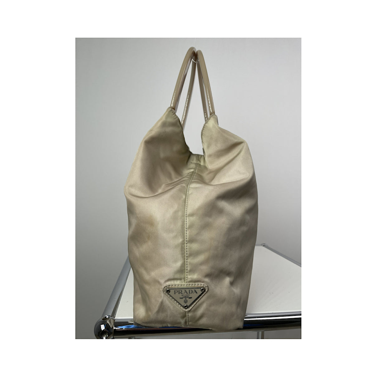 Prada Tessuto city Beige Polyester Handbag image 3