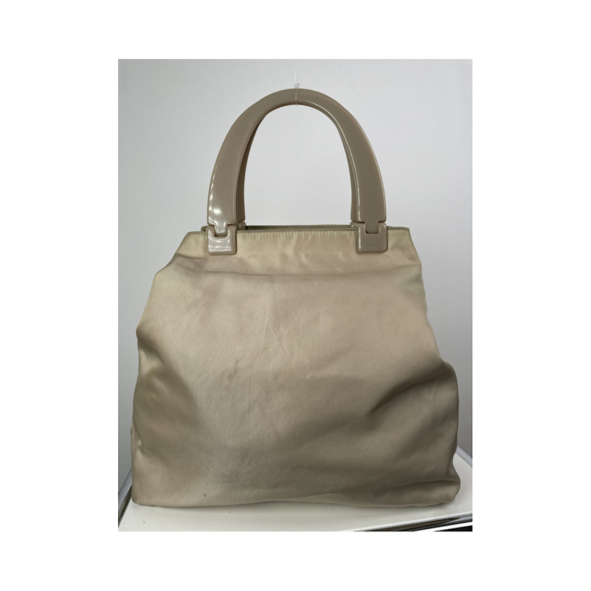 Prada Tessuto city Beige Polyester Handbag image 4