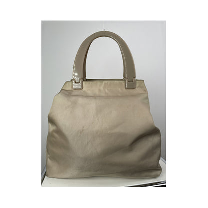Prada Tessuto city Beige Polyester Handbag image 4