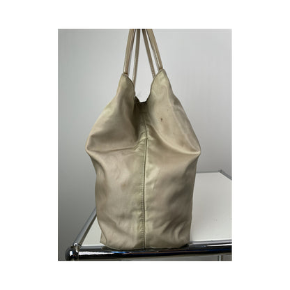 Prada Tessuto city Beige Polyester Handbag image 5