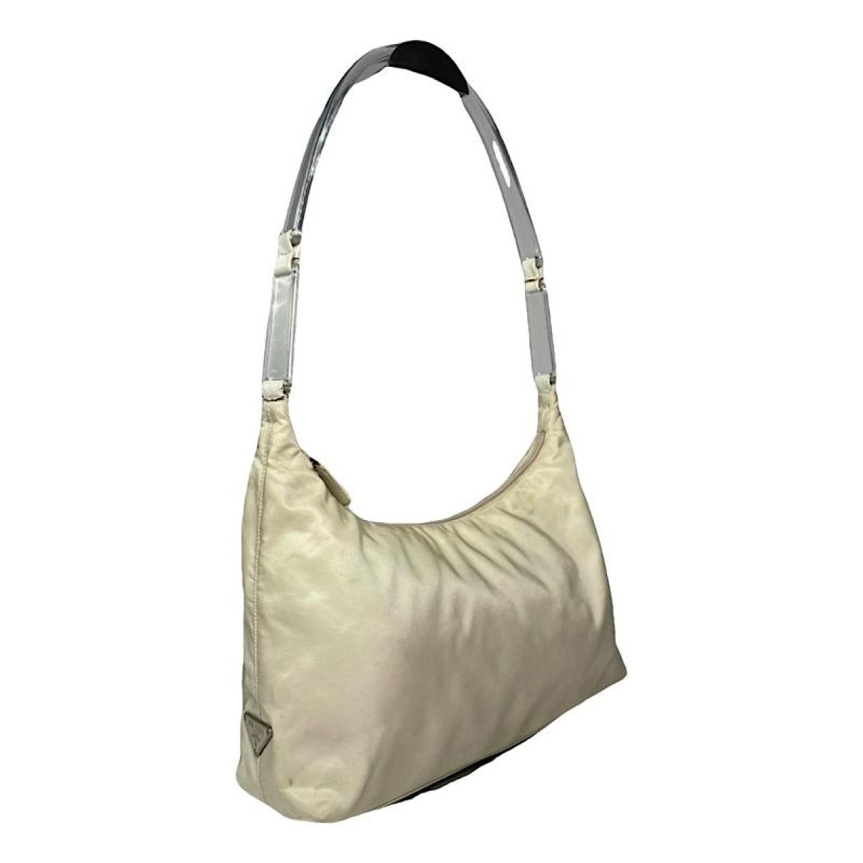Prada Cleo Beige Polyester Handbag image 1