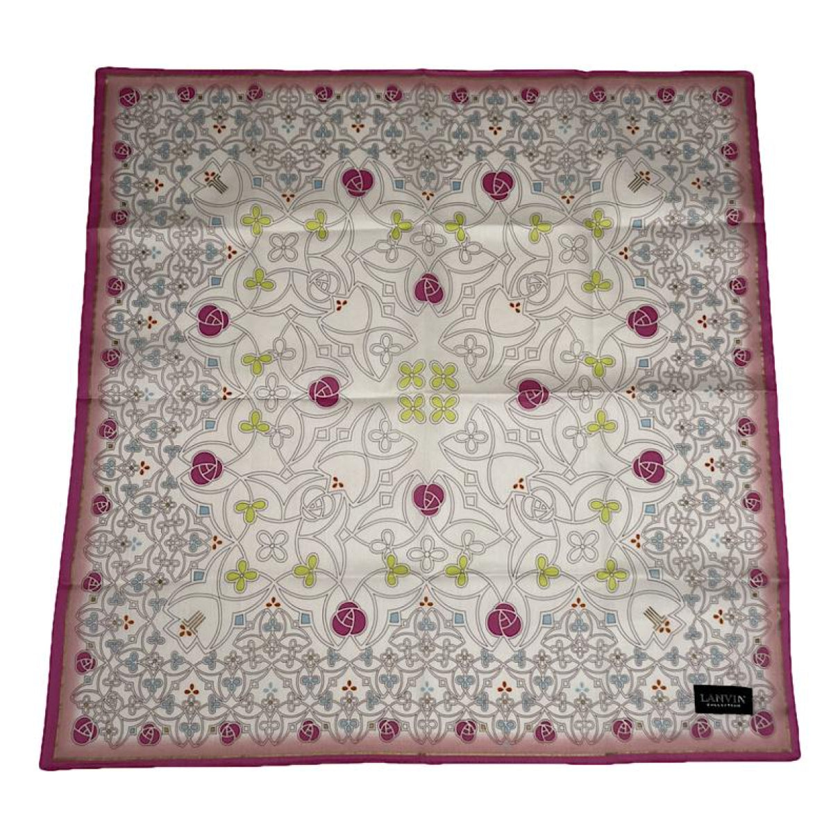 Lanvin Pink Silk Scarf image 1